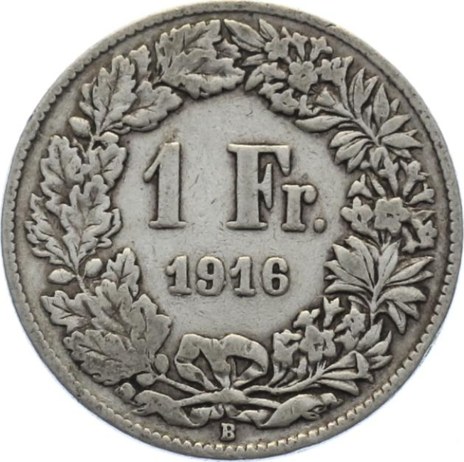 1 Franken 1916 B
